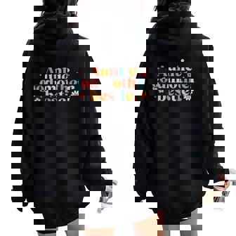 Auntie Godmother Bestie Godmama Mother's Day Women Oversized Hoodie Back Print | Mazezy