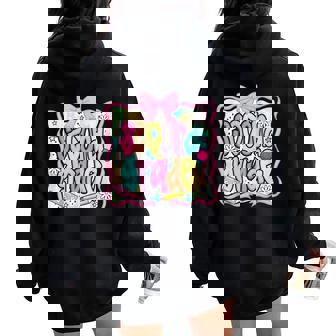 Back To School Hello Second Grade Team 2Nd Grade Boy Girl Women Oversized Hoodie Back Print | Mazezy