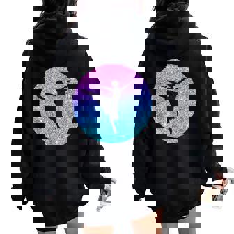 Ballet Danse Classique Pour Filles Et S Sweat à capuche oversize pour femme avec imprimé dans le dos - Cadeauxyz