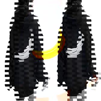 Bananaeganegetarian Merch レディース オーバーサイズ パーカー バックプリント - Kawaiitshirt