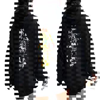 Beauty Flower（5） レディース オーバーサイズ パーカー バックプリント - Kawaiitshirt