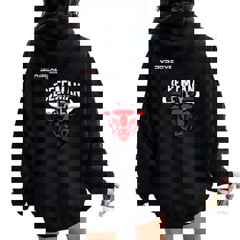 BeefmanExe_11_梅林聡貴 レディース オーバーサイズ パーカー バックプリント - Kawaiitshirt