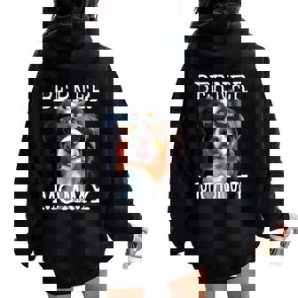 Berner Mommyバーニーズマウンテンドッグ ママ 犬 ママ 母の日 バーニーズマミー レディース オーバーサイズ パーカー バックプリント - Kawaiitshirt