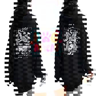 Best Dog Mom Ever Mother's Day Dog Mommy Girl Women Women Oversized Hoodie Back Print - Thegiftio UK