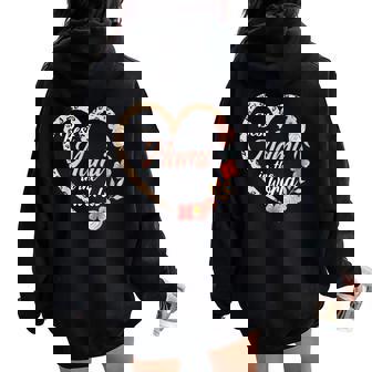 Best Mami In The World Spanish Mom Mother´S Day Heart Women Oversized Hoodie Back Print | Mazezy