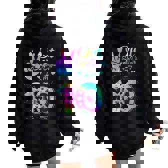 Birthday Tie Dye Single Digits I'm 10Th Digits Girls Women Women Oversized Hoodie Back Print | Mazezy