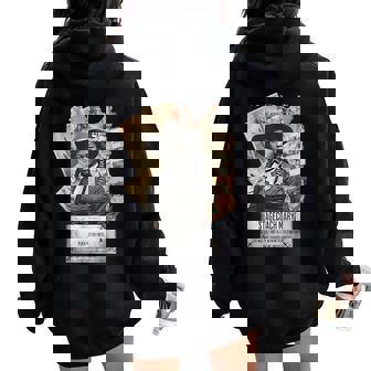 Black Cowgirl Western Rodeo Black History Texas Women Women Oversized Hoodie Back Print | Mazezy