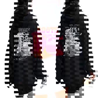 Boots On The Ground Boot Cowboy Western Cowgirl Women Women Oversized Hoodie Back Print - Thegiftio UK