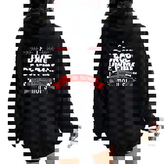 Braque De Weimar Cadeau Homme Propriétaire De Chiens Sweat à capuche oversize pour femme avec imprimé dans le dos - Cadeauxyz