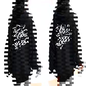 Bridequad Chemise Pour Demoiselle D'honneur Enterrement Deie De Jeune Fille Sweat à capuche oversize pour femme avec imprimé dans le dos - Cadeauxyz