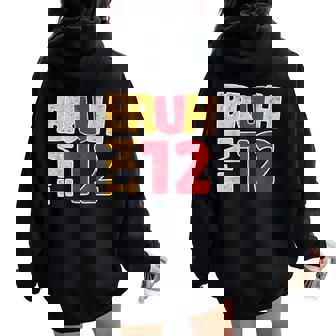 Bruh I'm 12歳 ギフト 男の子 女の子 It's My 12Th Birthday レディース オーバーサイズ パーカー バックプリント - Kawaiitshirt