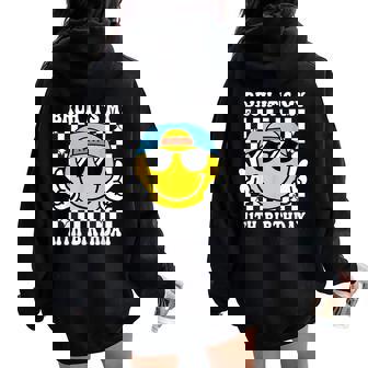 Bruh It's My 11Th Birthday 11 Year Old Birthday Boys Girls Women Oversized Hoodie Back Print | Seseable FR