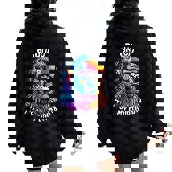Bruh Its My Birthday Gorilla Birthday Boys Adult Girls Women Oversized Hoodie Back Print - Thegiftio UK