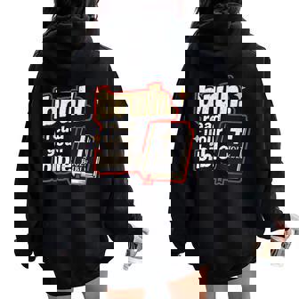 Bruh Meme Read Your Bible God Christian Religious Faith Women Oversized Hoodie Back Print - Thegiftio