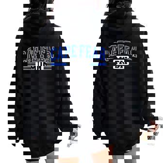 Cape Fear Community College Mom Mother's Day Family Vintage Women Oversized Hoodie Back Print - Thegiftio UK