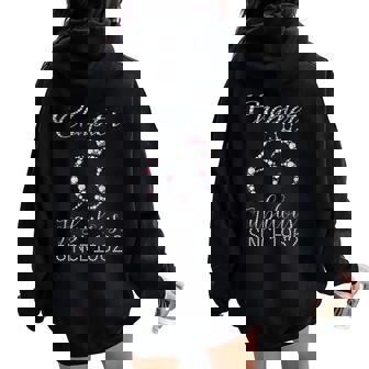 Capítulo 63 Fabuloso Desde 1962 63 Años Es Dama Women Oversized Hoodie Back Print - Regaloses