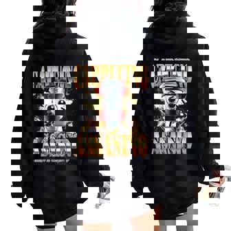 Cappuccino Assassino Coffee Lovers Italian Brainrot Meme Women Oversized Hoodie Back Print - Thegiftio UK