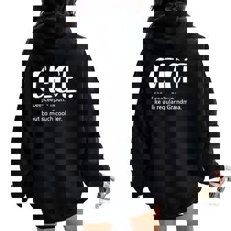 Cece For Mother's Day Idea For Grandma Cece Women Oversized Hoodie Back Print | Mazezy