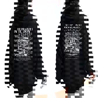 Christian In The Garden Hymn Flower Faith God Religious Women Oversized Hoodie Back Print - Thegiftio