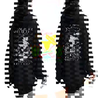 Cinco De Mayo Golf Golfer Drinking Margaritas Tequila Women Oversized Hoodie Back Print - Thegiftio UK