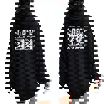 Class Of 2029 Graduate For Graduation レディース オーバーサイズ パーカー バックプリント - Kawaiitshirt