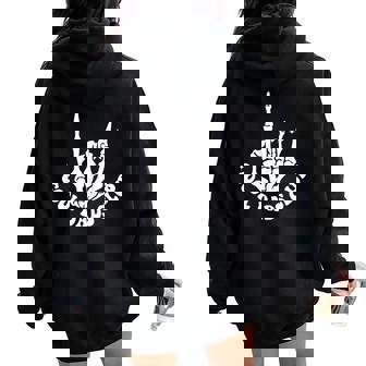 Cool Dads Club Father's Day From Daughter Son Groovy 2 Sided Women Oversized Hoodie Back Print | Mazezy