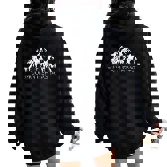 Cool Mthasta Para Hombres Y Es Women Oversized Hoodie Back Print - Regaloses