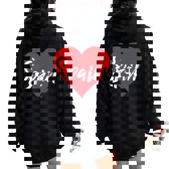 Cosas De Recuerdo Con La Letra I Lovepain En Forma De Corazón Para Hombre Y Women Oversized Hoodie Back Print - Regaloses