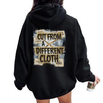 Cut From A Different Cloth Urban Hip Hop Women Oversized Hoodie Back Print - Thegiftio UK
