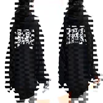 Cute Cow Mama Farm Matching Family Birthday Women Oversized Hoodie Back Print | Mazezy