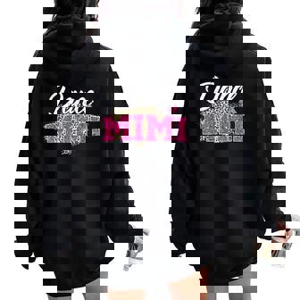 Dance Mimi Leopard Dancing Mimi Mother's Day Women Oversized Hoodie Back Print - Thegiftio