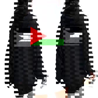 Drapeau De La Palestine Pour Hommes S Enfants Sweat à capuche oversize pour femme avec imprimé dans le dos - Cadeauxyz