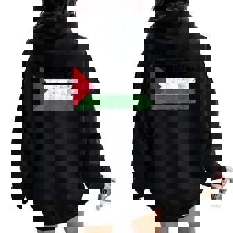 Drapeau De La Palestine Prière Palestine Gratuite Gaza Arabique Palestine Sweat à capuche oversize pour femme avec imprimé dans le dos - Cadeauxyz