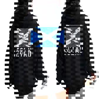 Drapeau Écossaisintage Pour Homme Enfant Sweat à capuche oversize pour femme avec imprimé dans le dos - Cadeauxyz