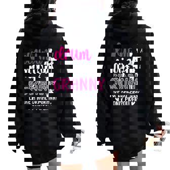 Drum Major Granny Prouder Grandma Granny Of A Drum Major Women Oversized Hoodie Back Print | Mazezy