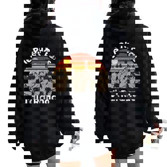 Escape To Nature Decor Je Peux Pas J'ai Rando Rando En Montagne Noir À Col En Coupe Classique Manche À Double Couture Uni Outdoor Randonnée Sweat à capuche oversize pour femme avec imprimé dans le dos - Cadeauxyz