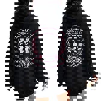 Fabricada En 1975 Dando Guerra 55 Años 55 Cumpleaños Cuello Women Oversized Hoodie Back Print - Regaloses