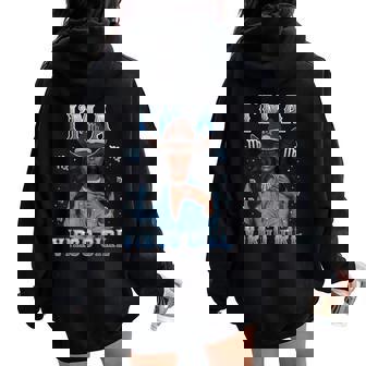 Fabulous Im A Virgo Girl Zodiac Birthday Cowboy Hat Denim Women Oversized Hoodie Back Print - Thegiftio