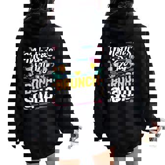 Family Group Mother's Day Brunch Squad Women Oversized Hoodie Back Print | Mazezy