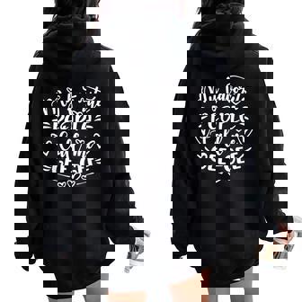 My Favorite People Call Me Gee-Gee Mother's Day Women Oversized Hoodie Back Print - Thegiftio UK