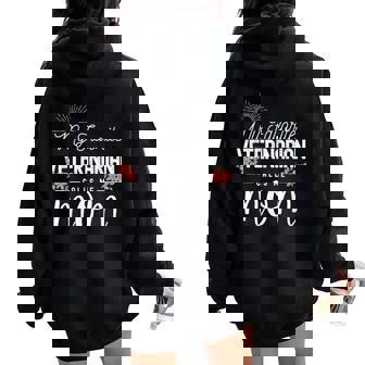 My Favorite Veterinarian Calls Me Mom Women Oversized Hoodie Back Print - Thegiftio UK