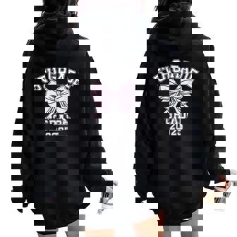 Fifth 5Th Grade Grad 2025 5Th Grade Graduation Women Oversized Hoodie Back Print | Mazezy