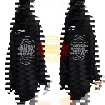 Flowlish GunmaExe_8_井齋 沙耶 レディース オーバーサイズ パーカー バックプリント - Kawaiitshirt