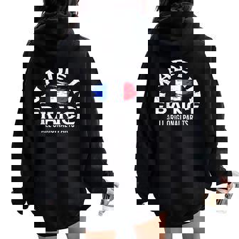 France Pour Drapeau France Pour Homme Sweat à capuche oversize pour femme avec imprimé dans le dos - Cadeauxyz