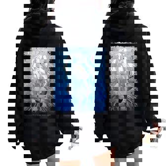 Frieren Name Anime Manga Video Game Women Women Oversized Hoodie Back Print | Mazezy