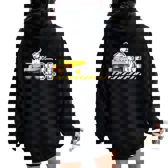 Construction Mom Mommy Mama Happy Women Women Oversized Hoodie Back Print - Thegiftio UK