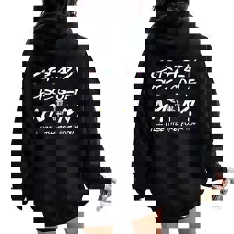 Crazy Disc Golf Mom I'll Be There For You Women Oversized Hoodie Back Print - Thegiftio UK