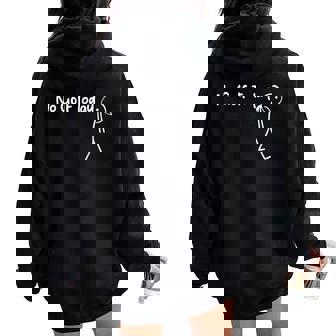 Golf Lover No Golf Today Women Women Oversized Hoodie Back Print | Mazezy