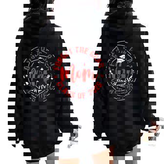 Graduation Forget The Grad Mom Survived Class Of 2025 Women Oversized Hoodie Back Print - Thegiftio UK