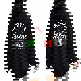Italian Mom Italy Flag Mom Women Oversized Hoodie Back Print - Thegiftio UK